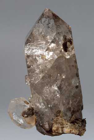 Apatite on Quartz